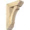 Ekena Millwork Imperial Slat Rough Sawn Bracket w/ Offset Brace, Douglas Fir, 6"W x 16"D x 24"H BKT0604X16X24IMP06RDF - alternate 1